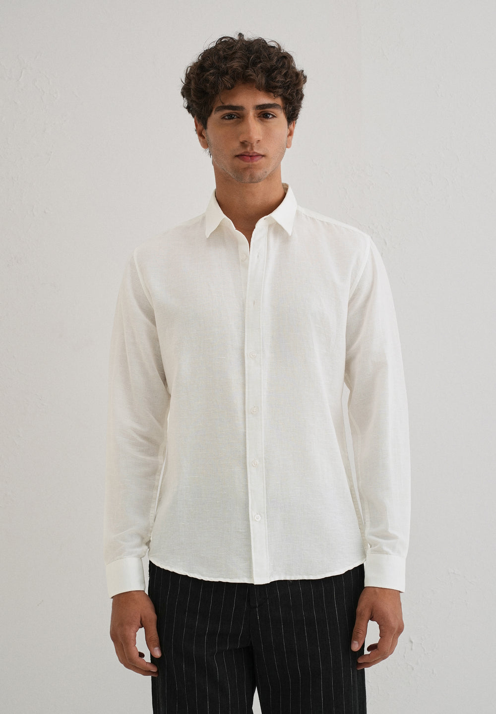 White Linen Shirt