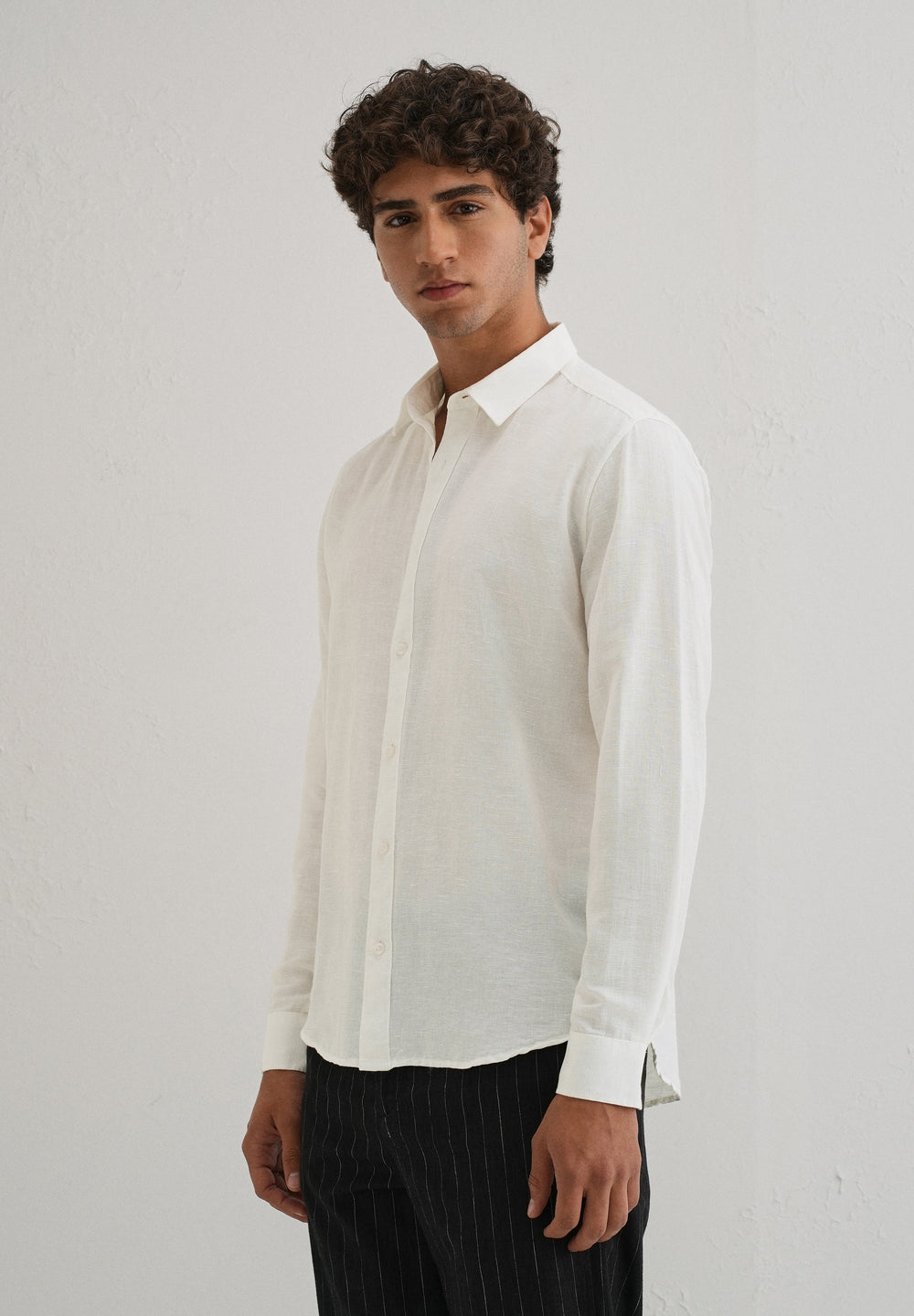 White Linen Shirt