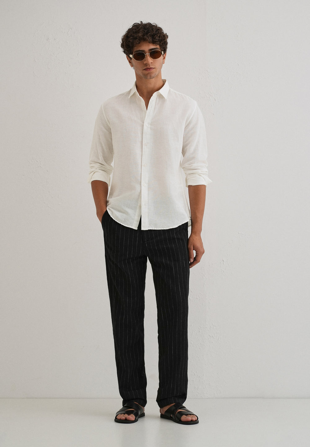 White Linen Shirt