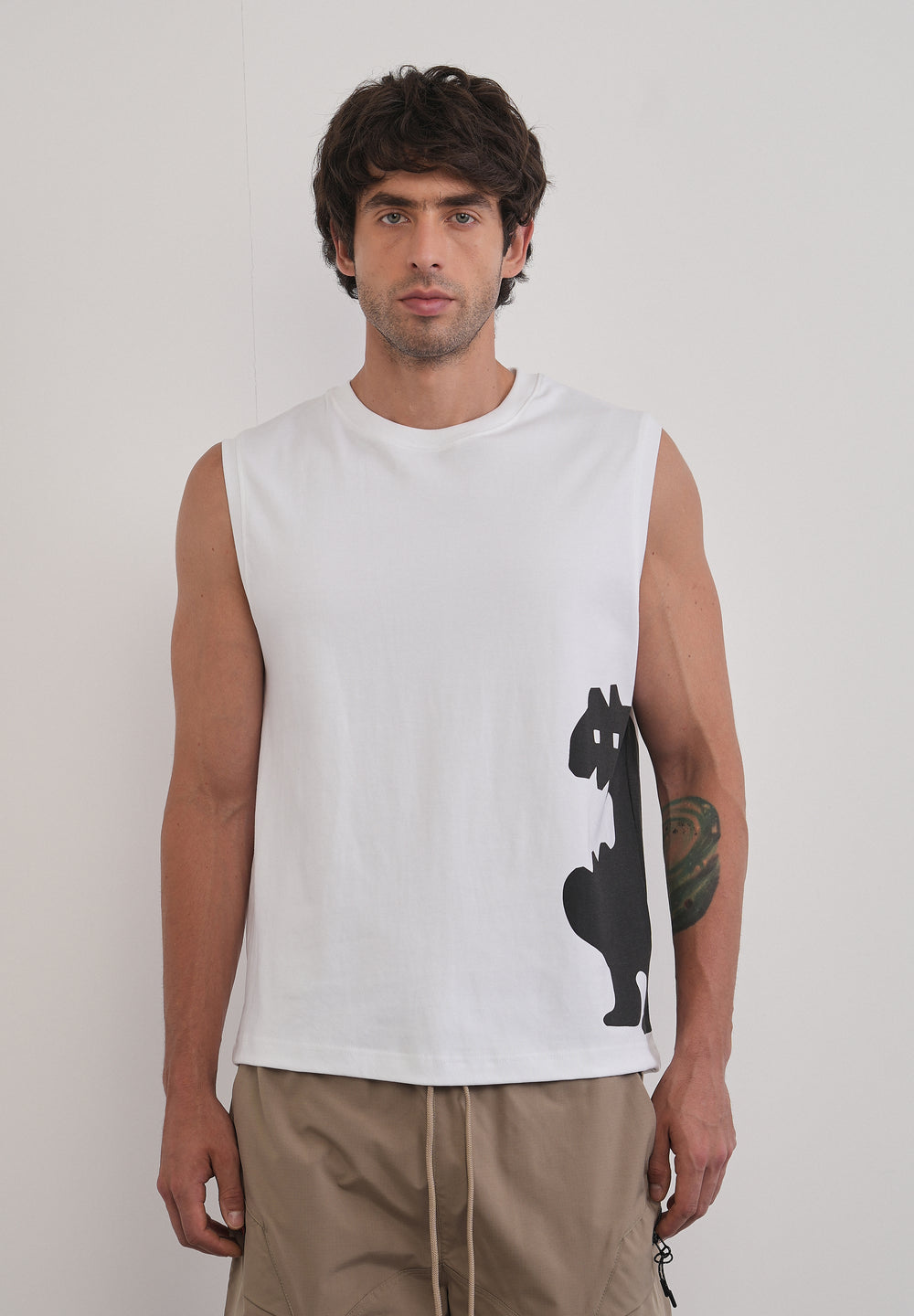 White Lo-Fi Living Tank