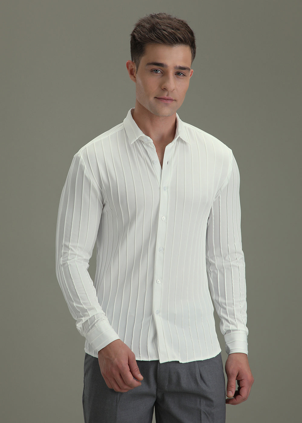 White Stripe Shirt