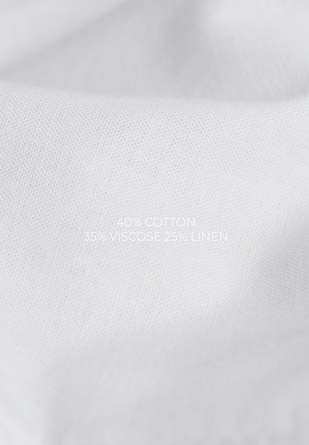 White Semi-Elasticated Relaxed Fit Trouser