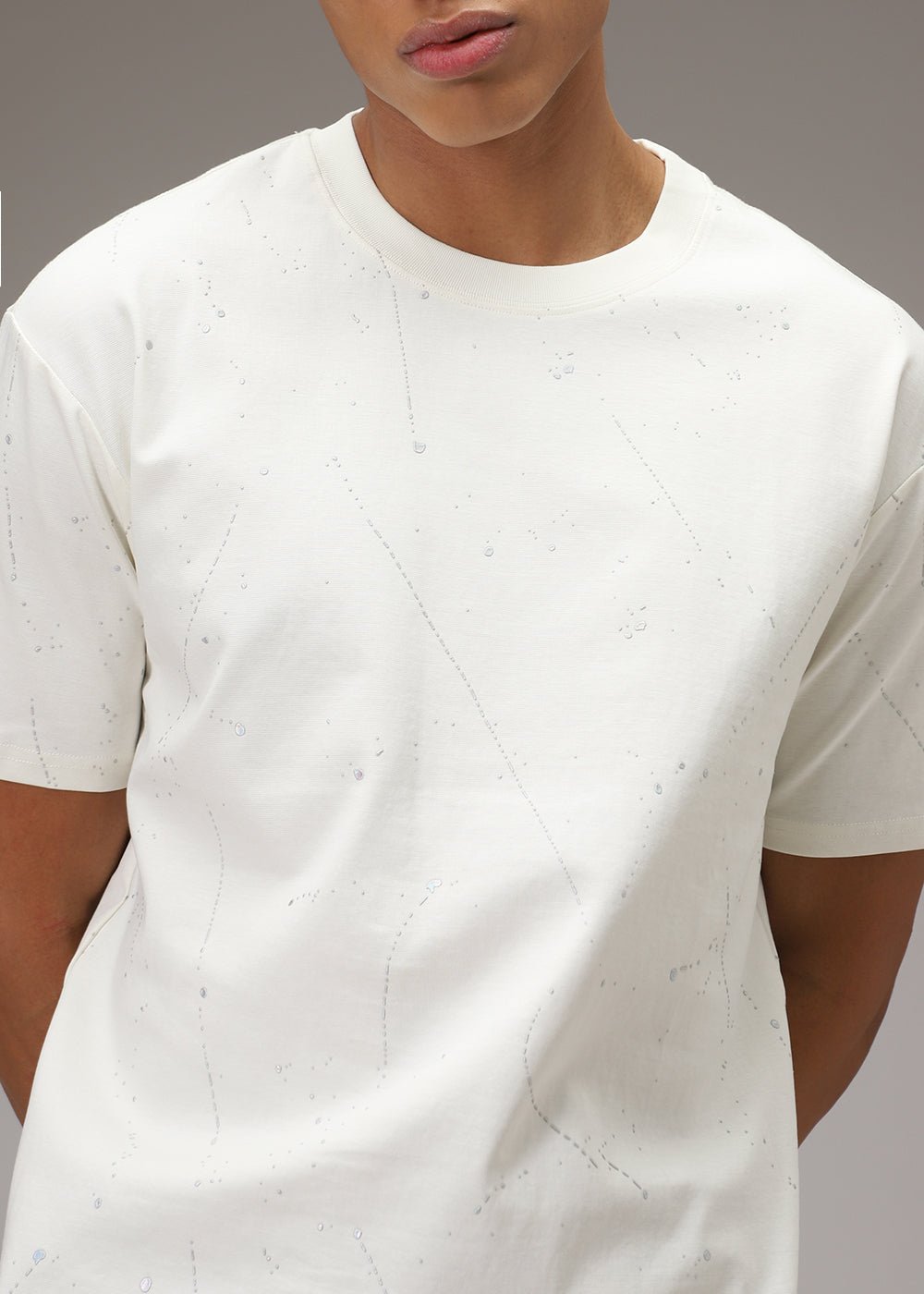 Off-White Splatter Oversized T-shirt