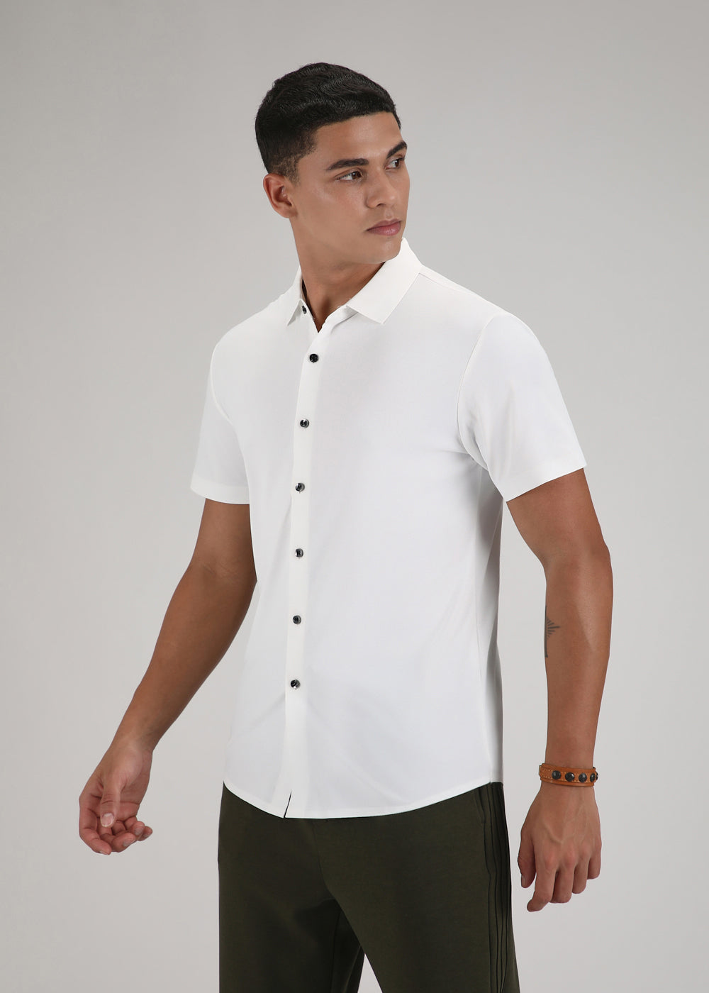 White Stitchless Shirt