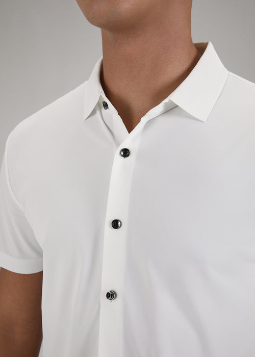 White Stitchless Shirt