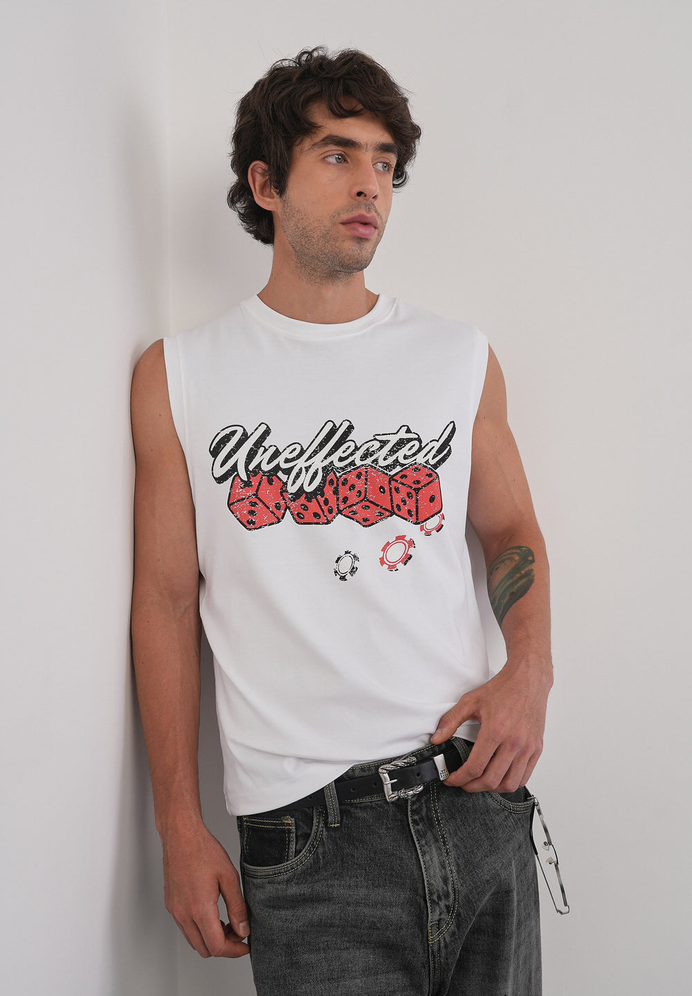 White Uneffected Tank