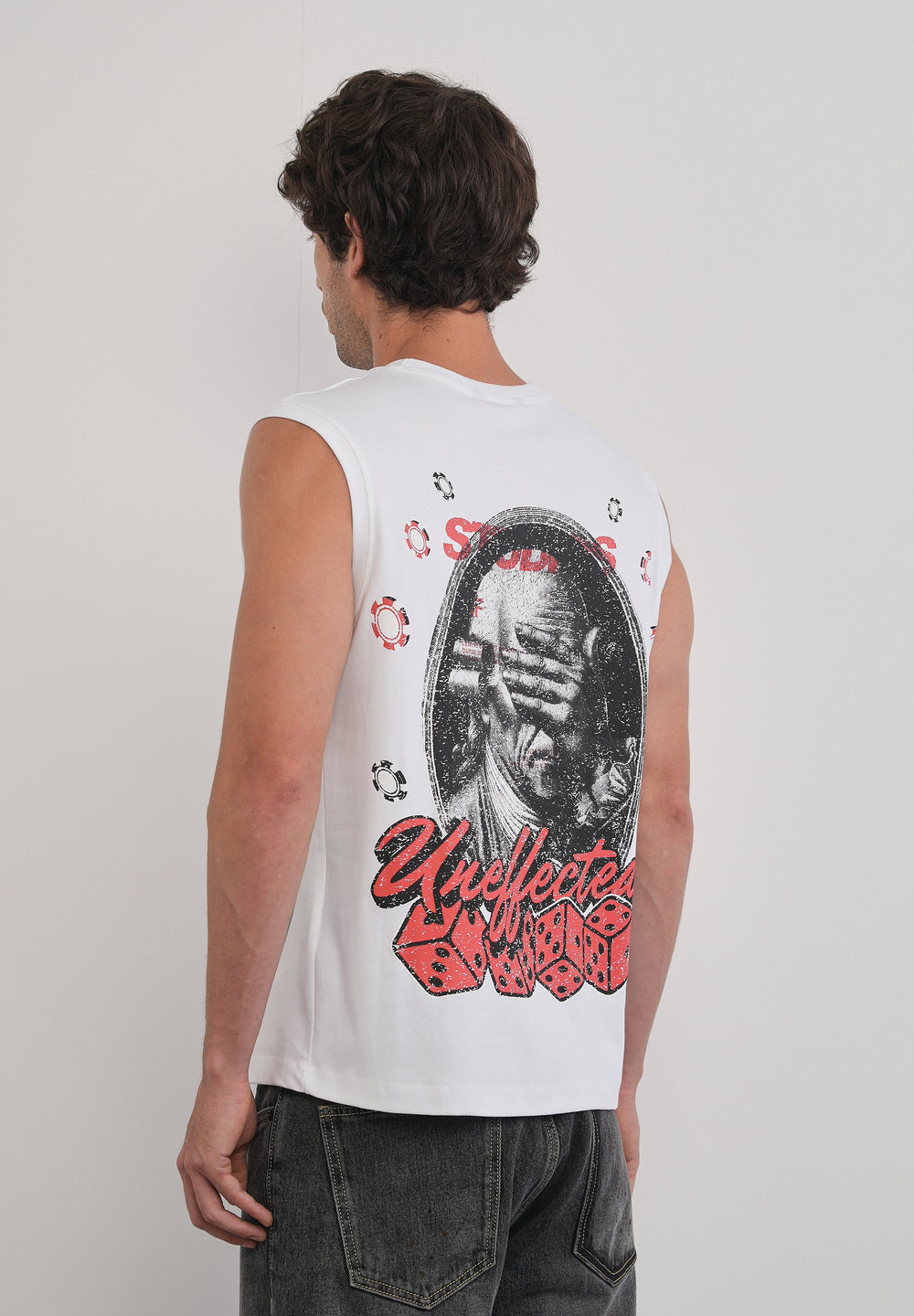 White Uneffected Tank