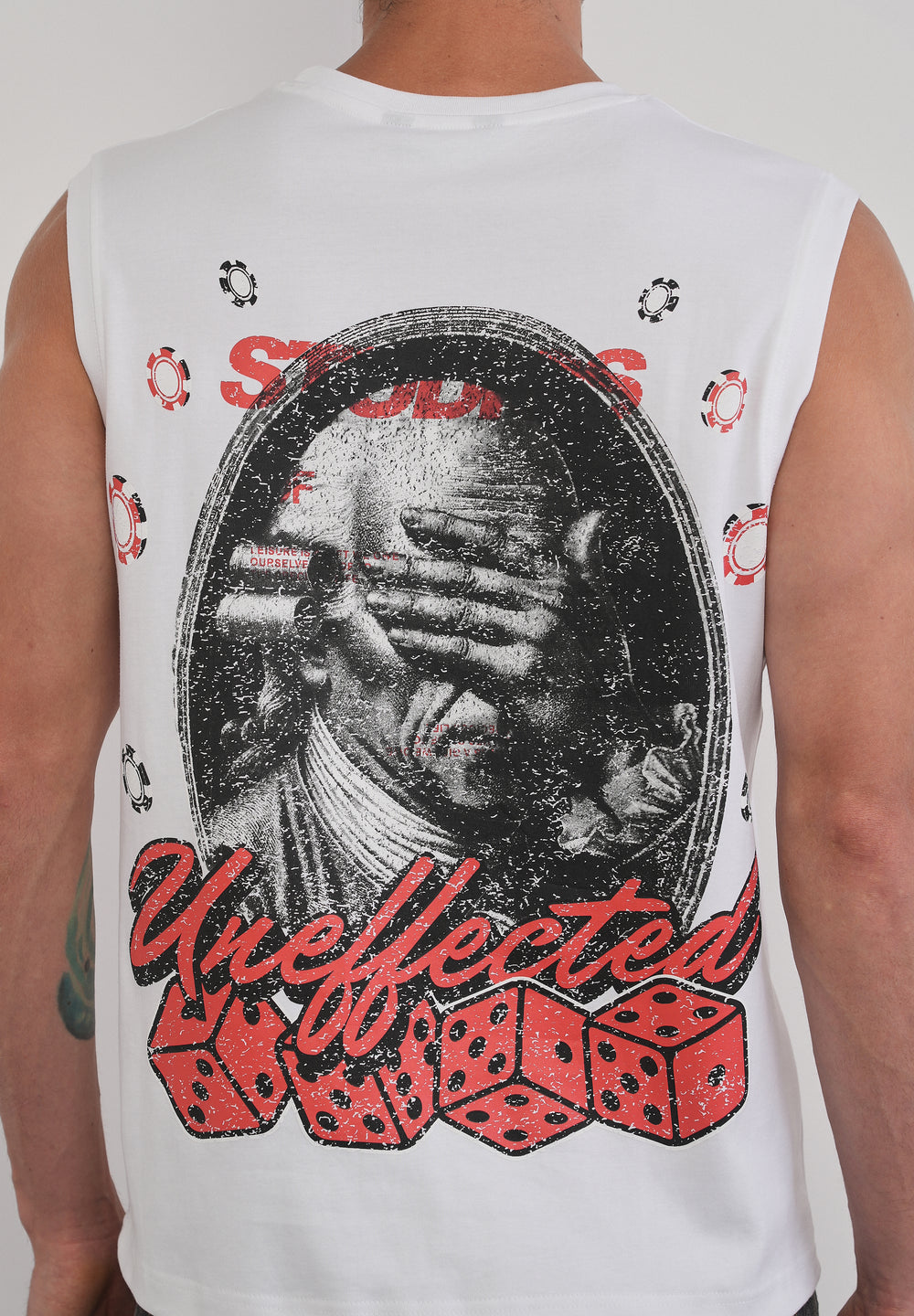 White Uneffected Tank