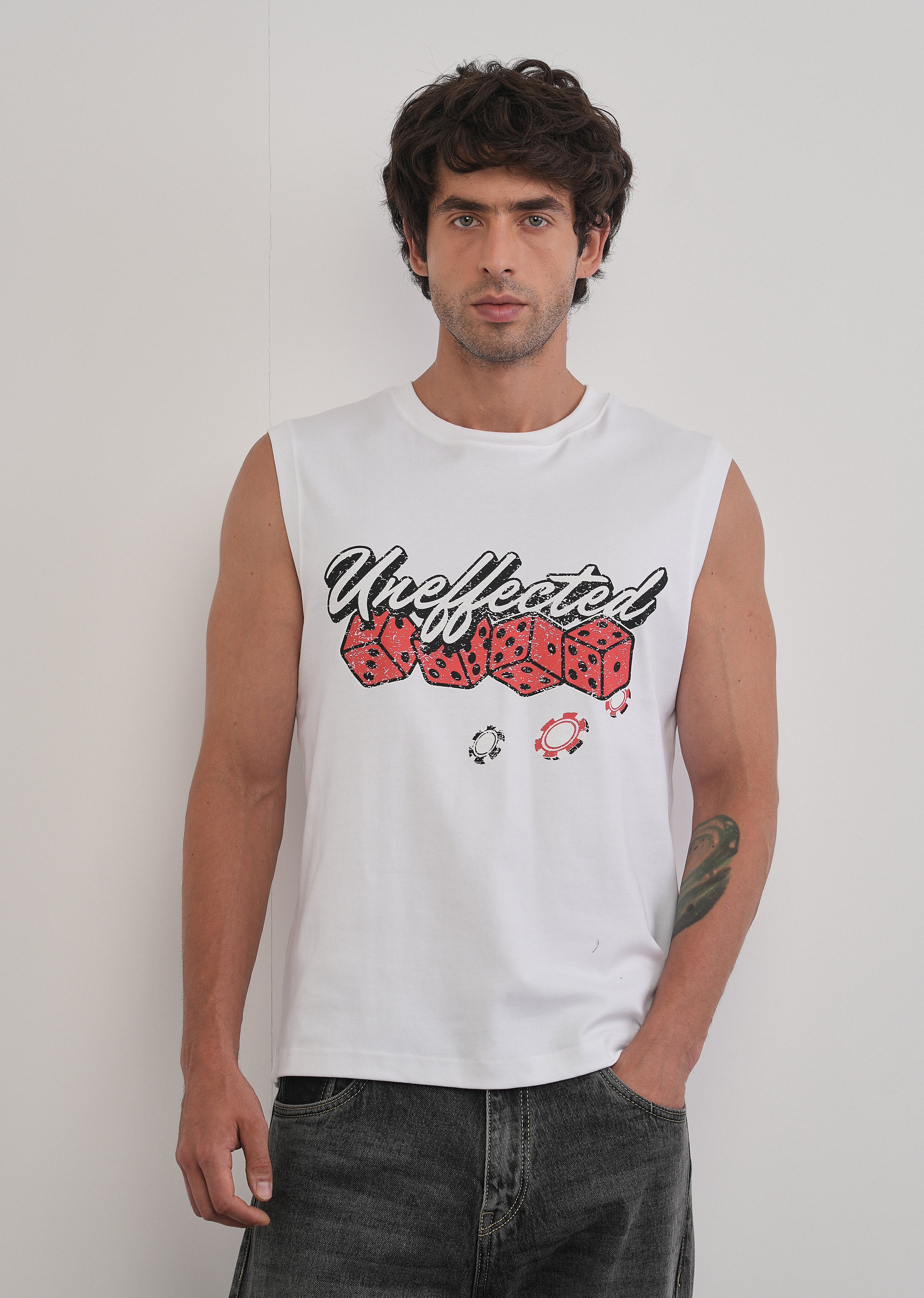 White Uneffected Tank