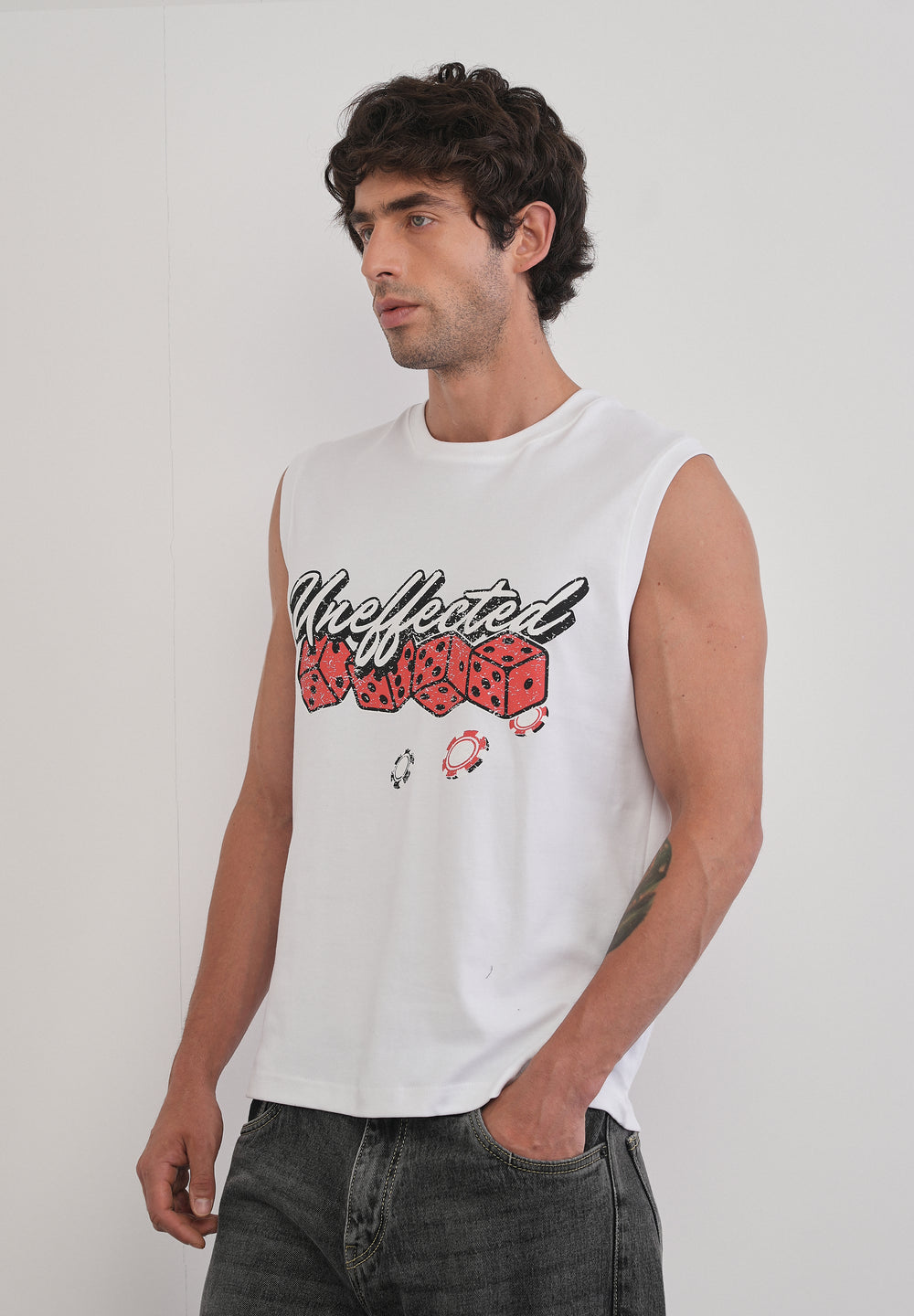 White Uneffected Tank