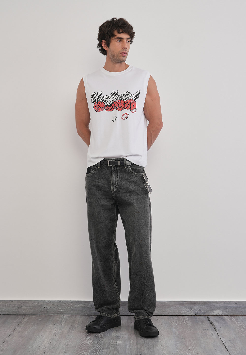 White Uneffected Tank