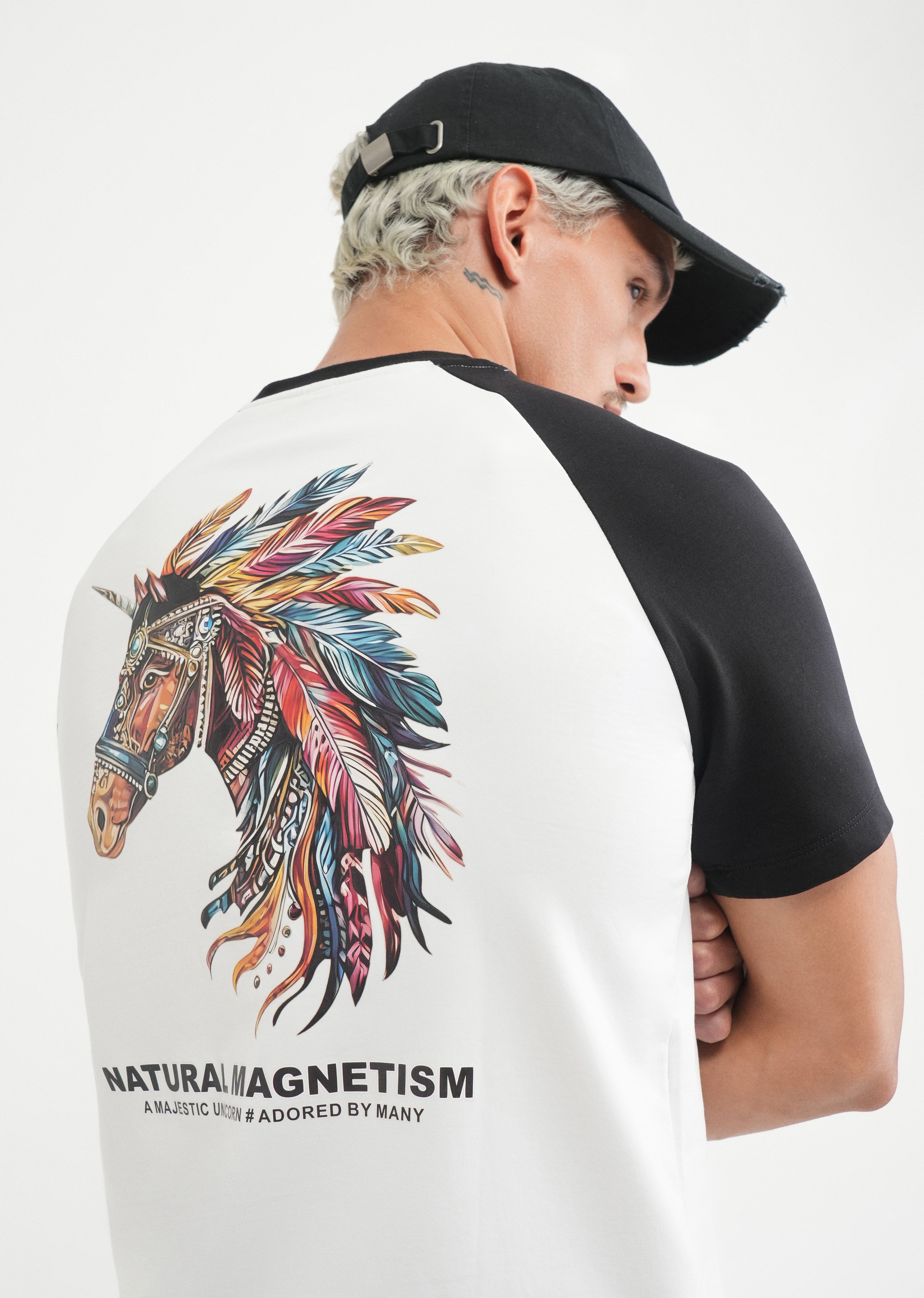White Unicorn Printed T-shirt