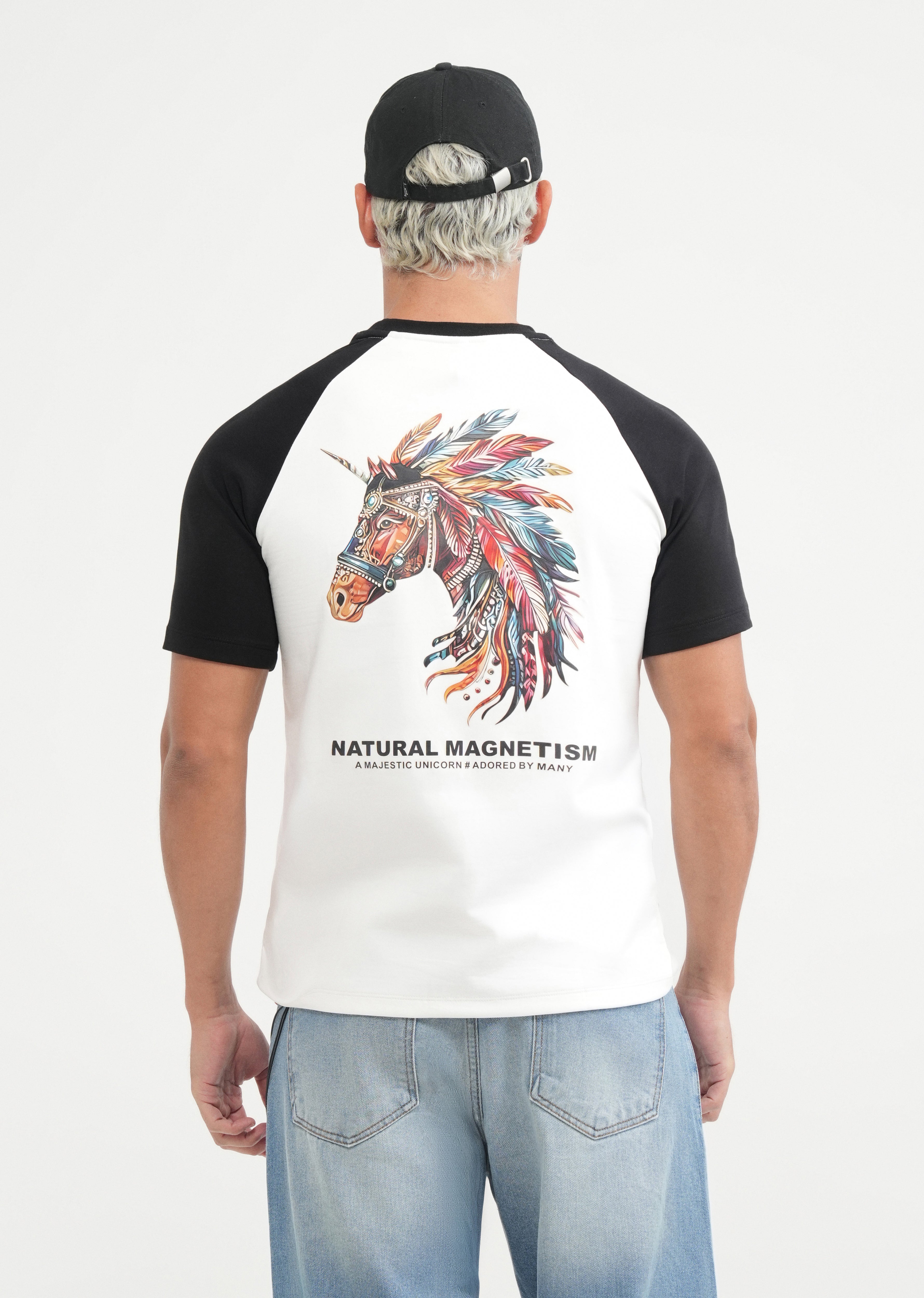 White Unicorn Printed T-shirt