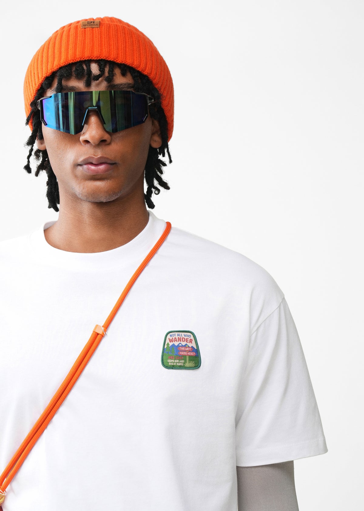 White Wander Essentials Graphic T-shirt