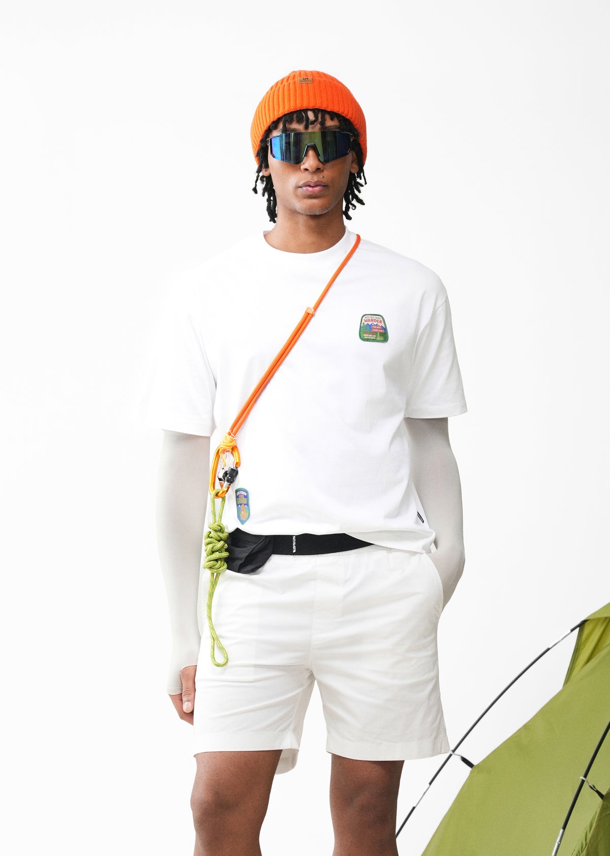 White Wander Essentials Graphic T-shirt
