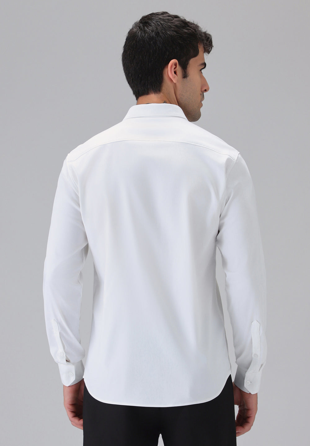 Hand Crafted White Designer Shirt