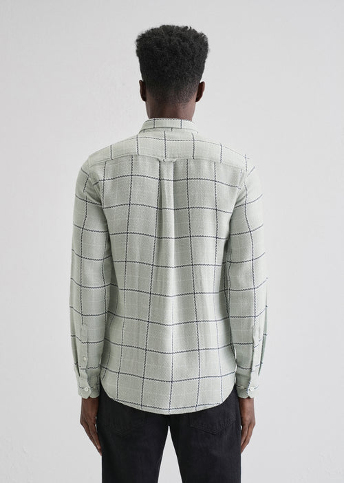 Widegrid Green Check shirt