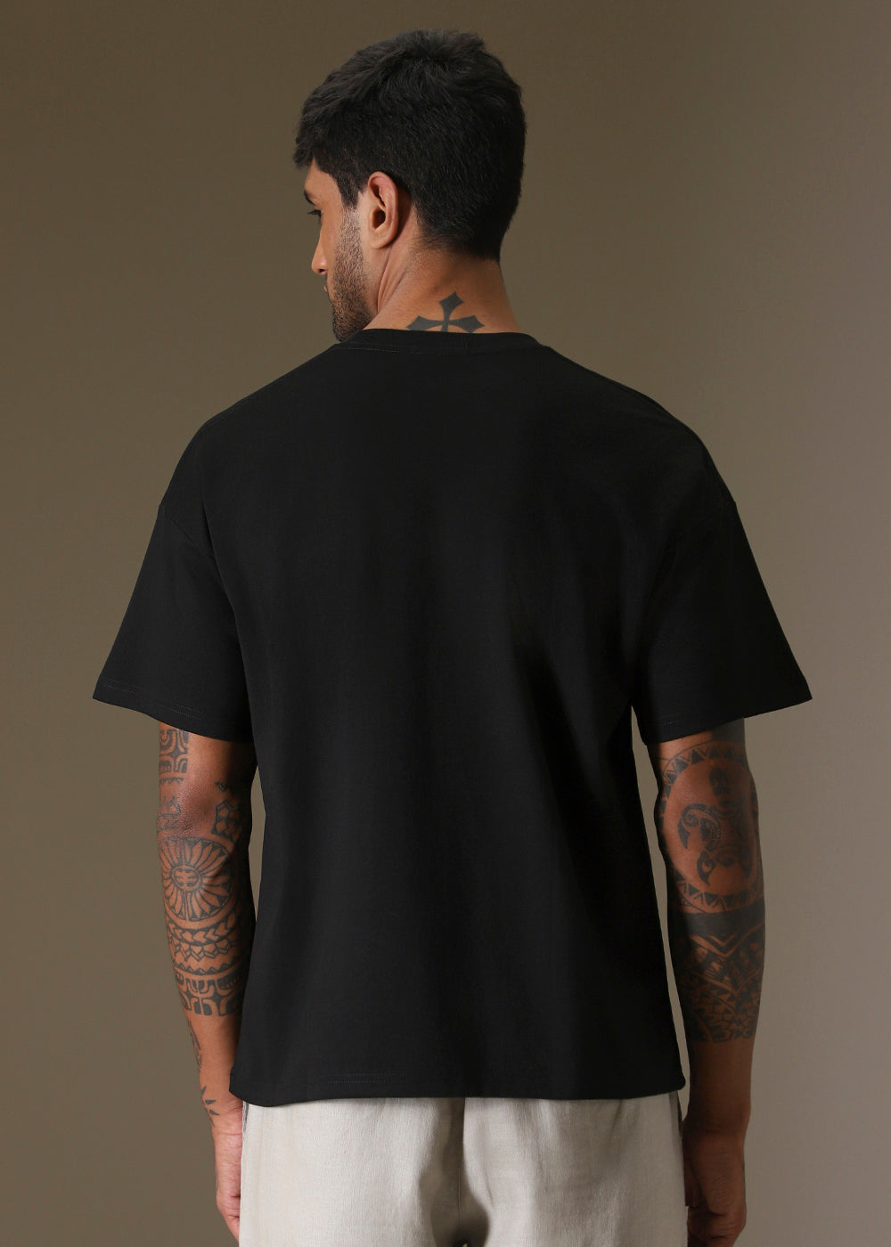 Wild Black Oversized T-shirt