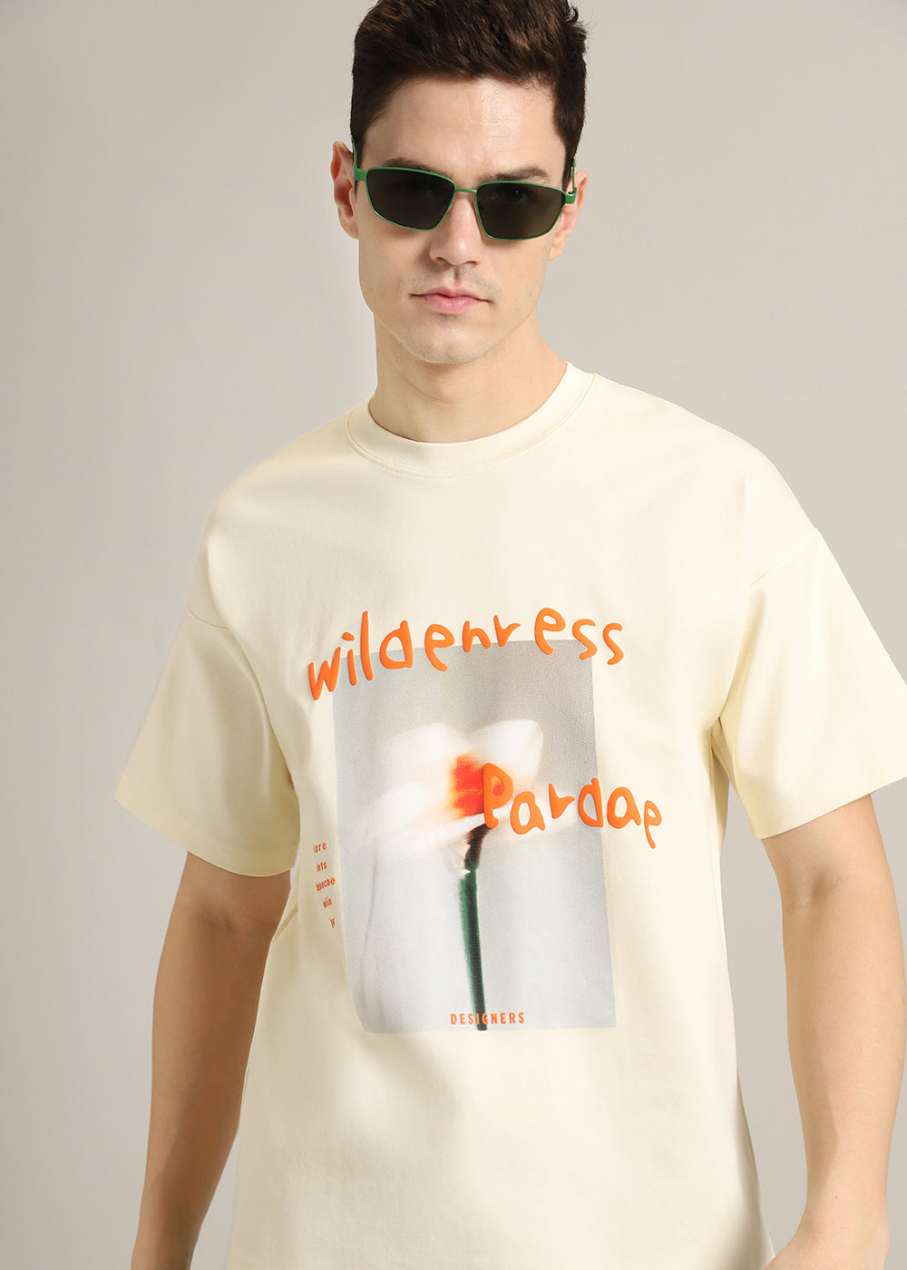 Wild Cream Oversized T-shirt
