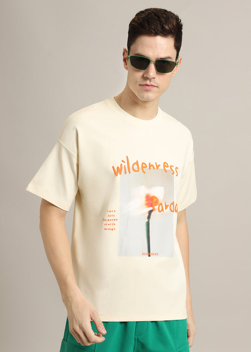 Wild Cream Oversized T-shirt