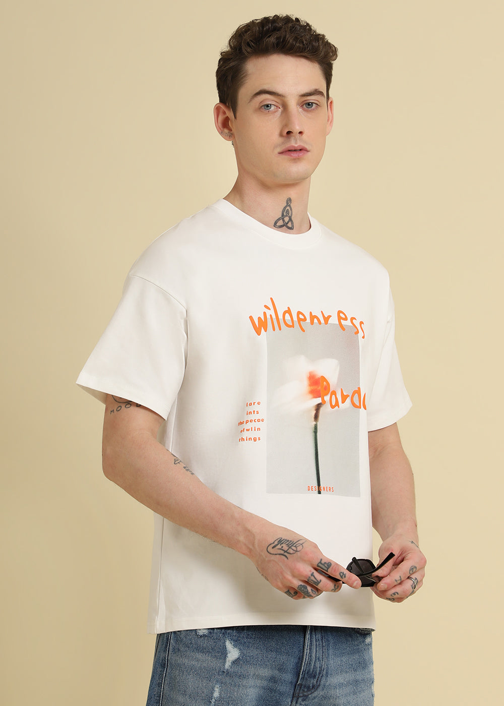 Wild Off White Oversized T-shirt