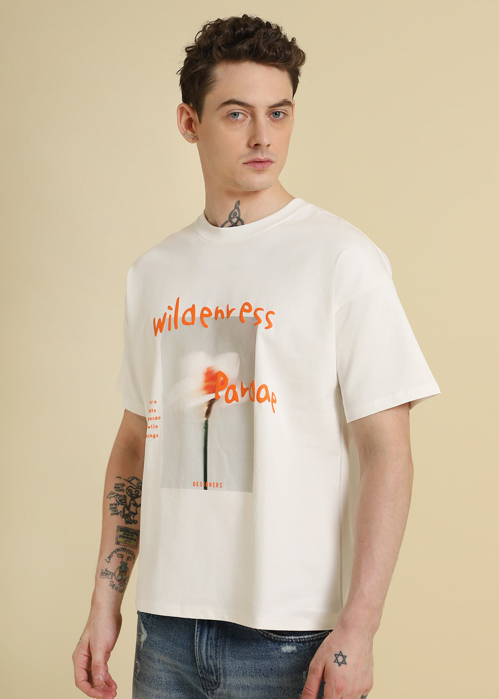 Wild Off White Oversized T-shirt