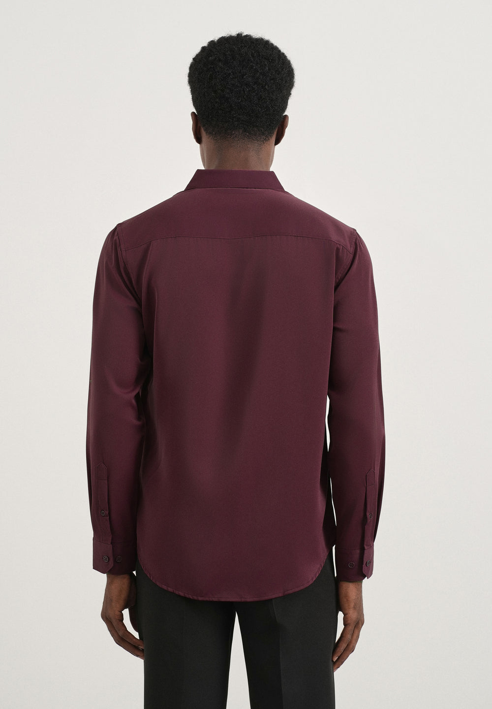 Wine Fluid Soft Shirt