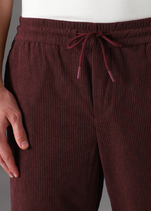 Wine Maroon Corduroy Pants