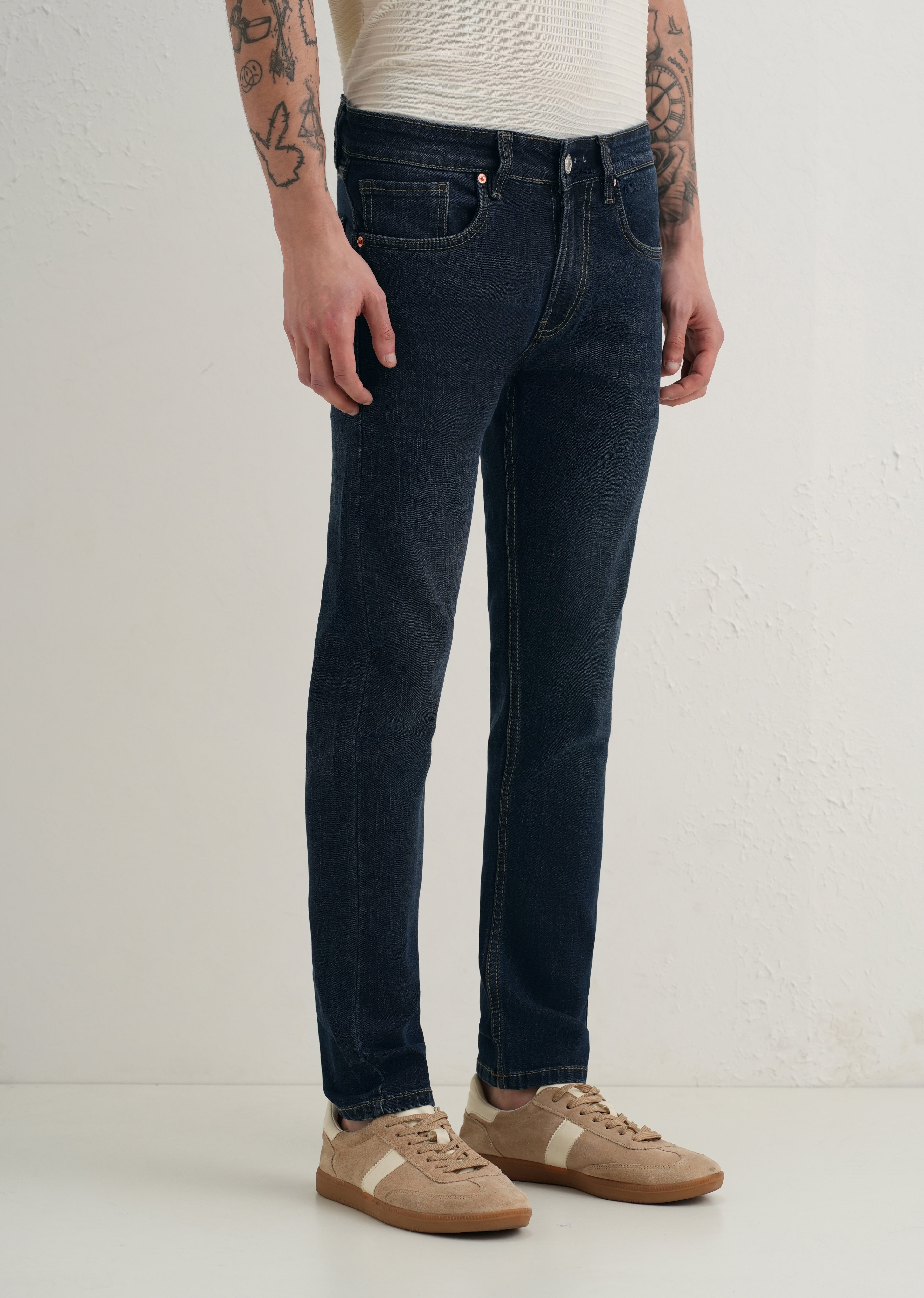 Zeel Blue Slim fit Jeans
