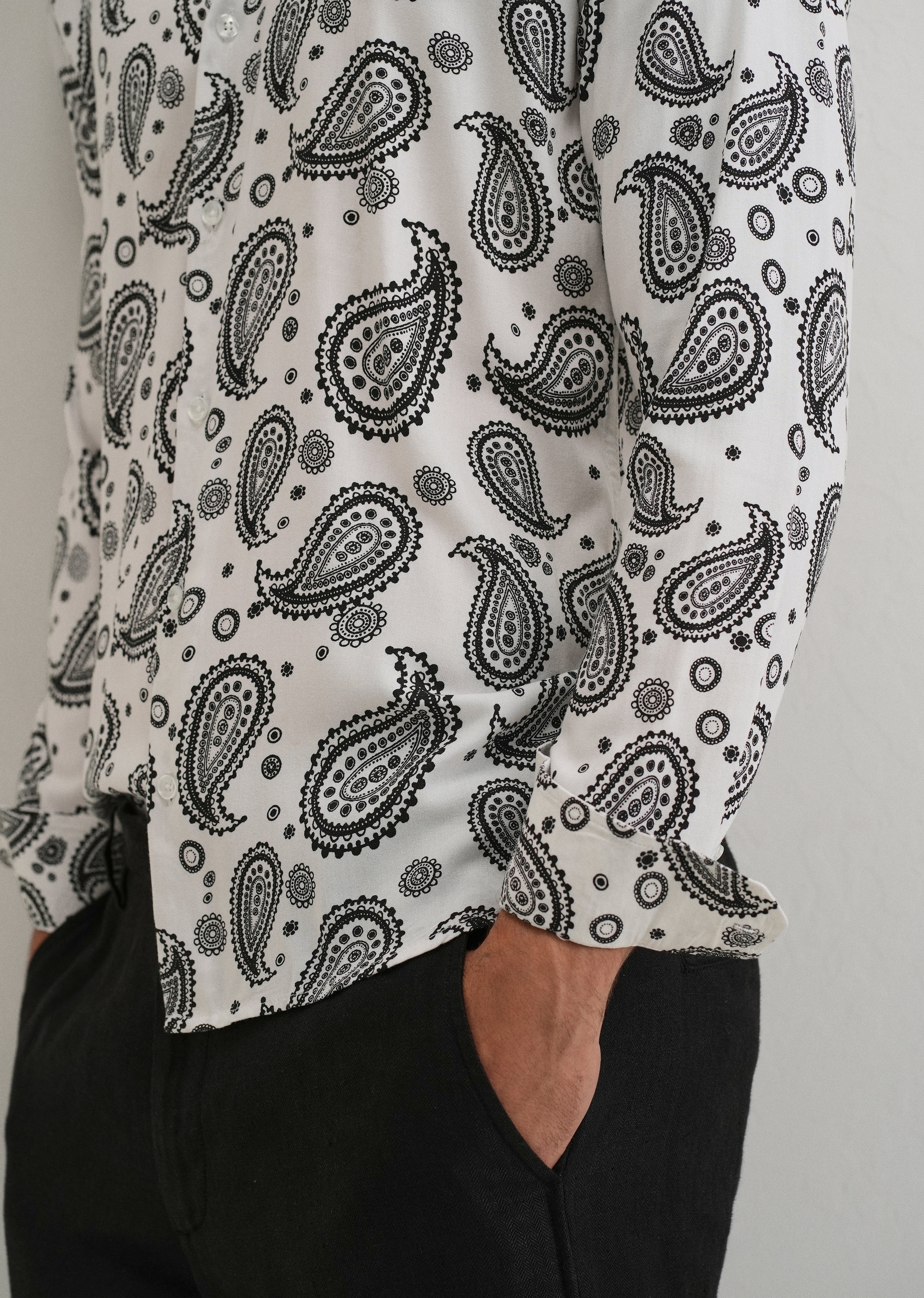 Zubolo Paisley Print Shirt