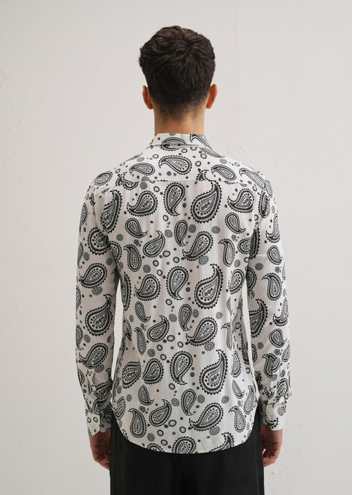 Zubolo Paisley Print Shirt