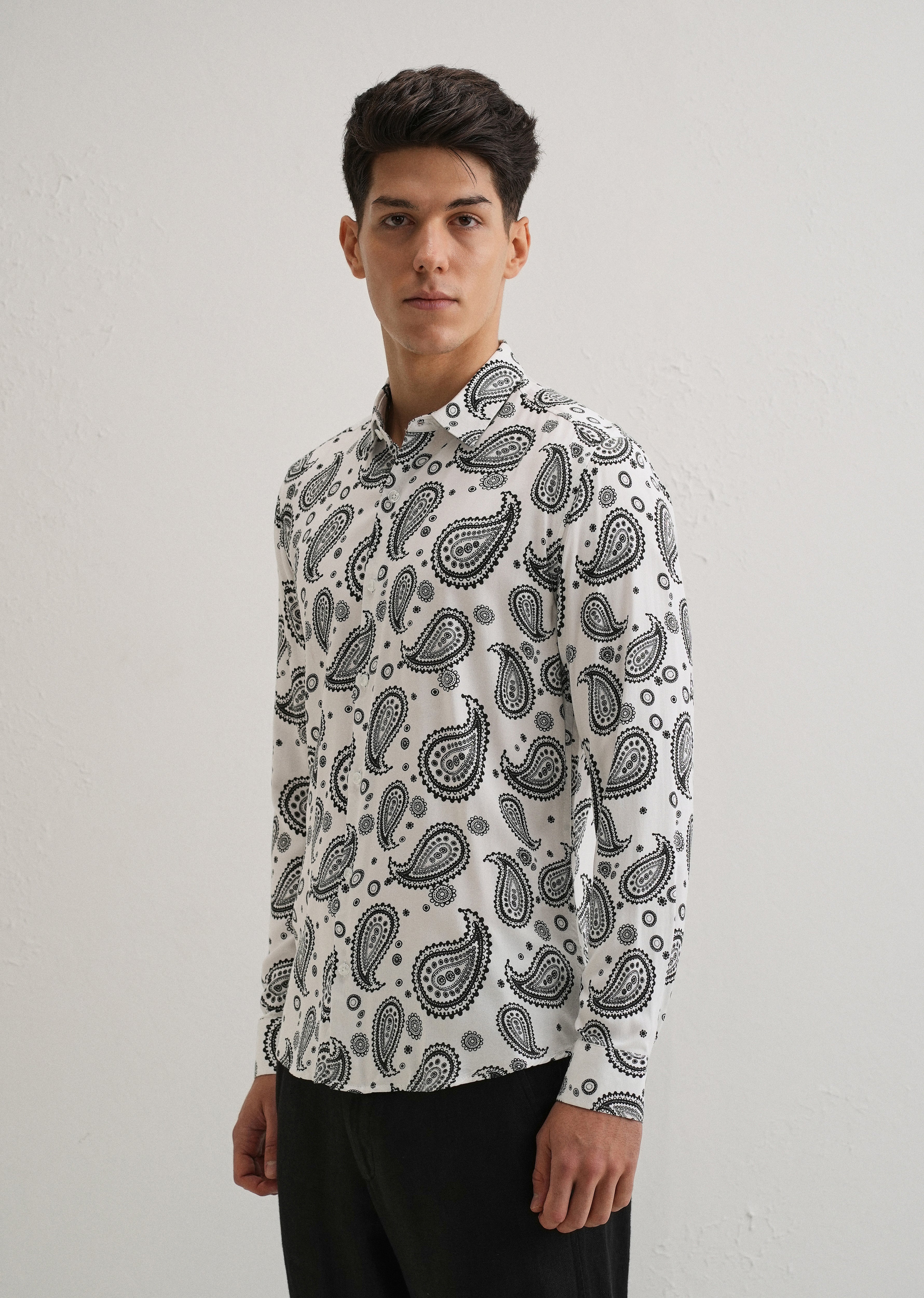 Zubolo Paisley Print Shirt