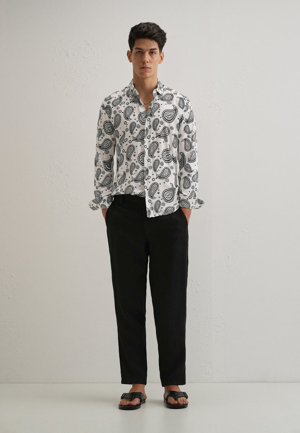 Zubolo Paisley Print Shirt