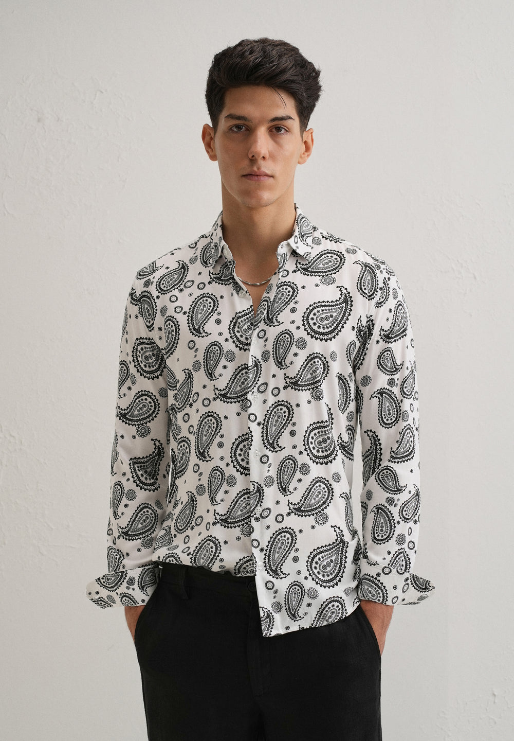 Zubolo Paisley Print Shirt