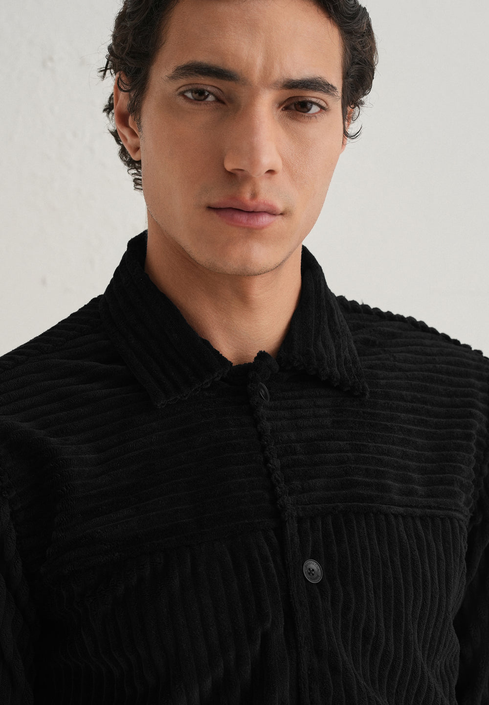 Black Corduroy Shacket