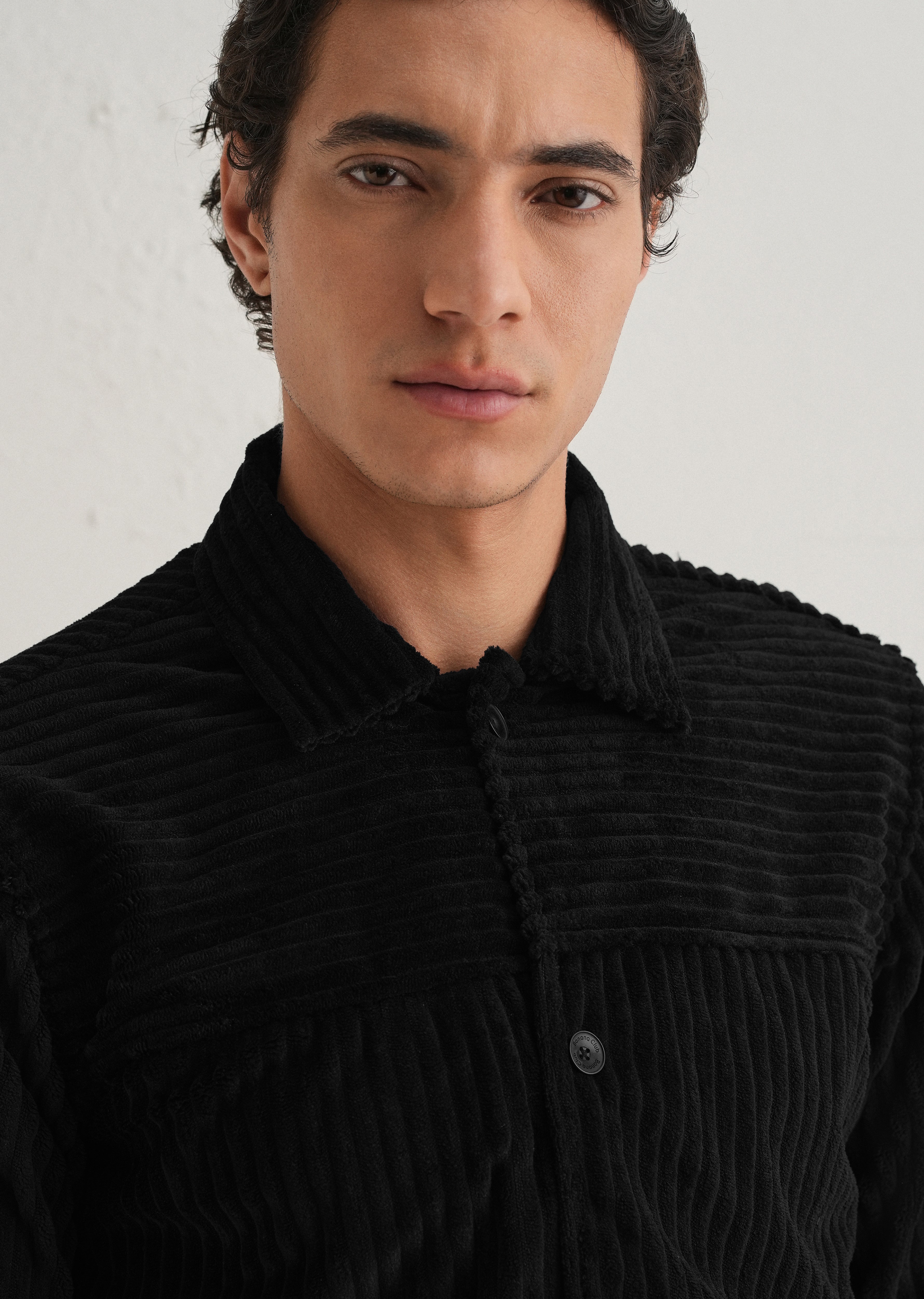 Black Corduroy Shacket