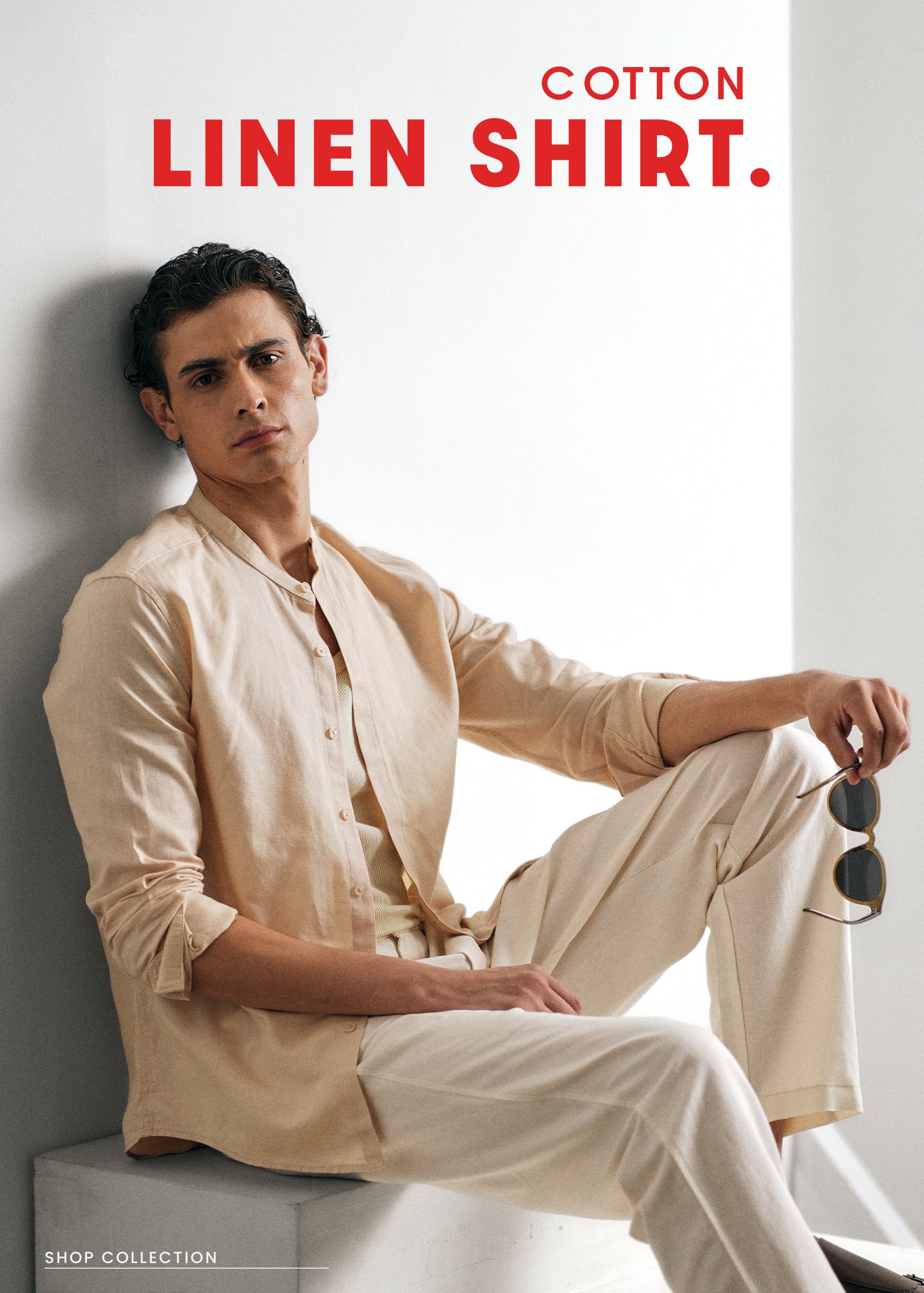 mobile linen shirt