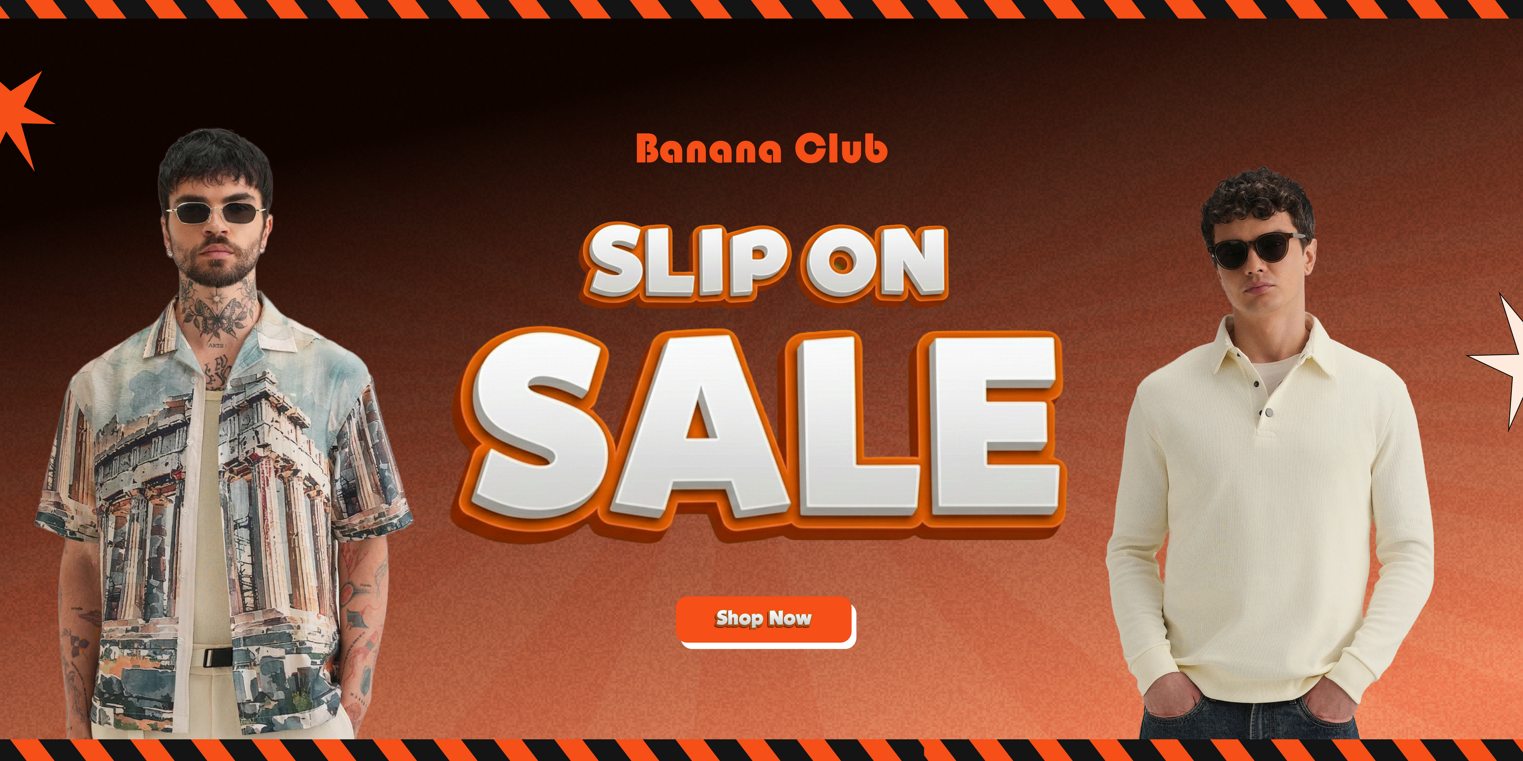 slip on sale desktop banner